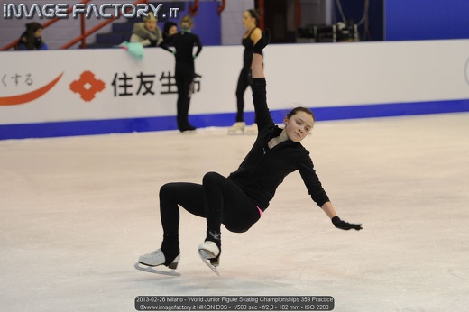 2013-02-26 Milano - World Junior Figure Skating Championships 359 Practice